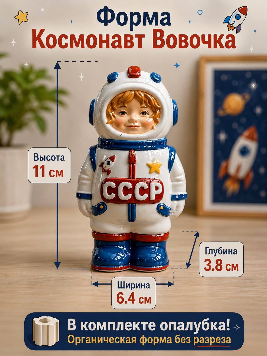 Форма «Космонавт Вовочка»